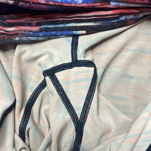 Lululemon Fast & Free 7/8 Tight II *Nulux 25" Hinshu Alpine White Multi Size 8 - Picture 9 of 12